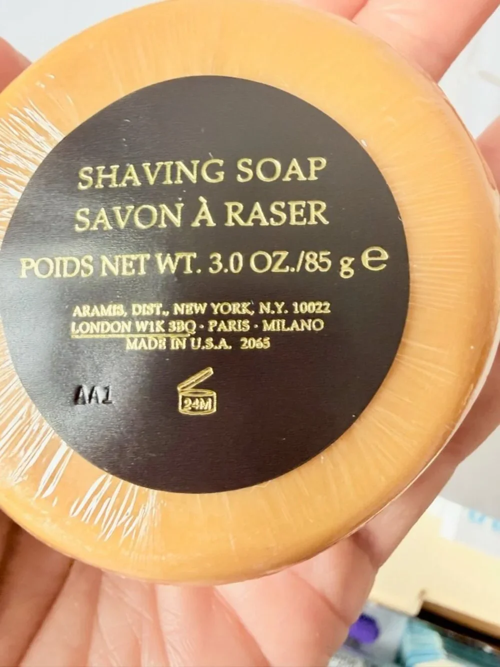 Vintage ARAMIS Shaving Soap Bars 3oz Bar Box of 2 NOS